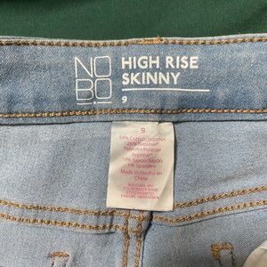 NOBO Light Blue High Rise Skinny Jeans